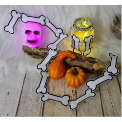 Stickdatei ITH - Halloween Knochen Girlande